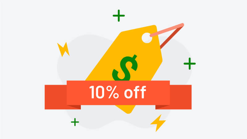10% OFF PLUS